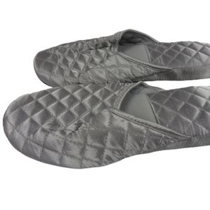 Avenue Body Quilted Slippers Soft Silver Color Wom